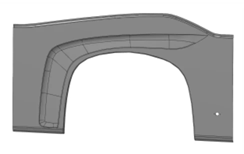 Rear Left Arch Panel for Vehicles 5299-401-5402502-02