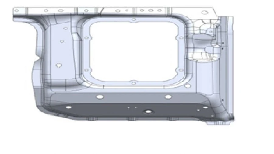 Right Front Panel for Cars A9606250307