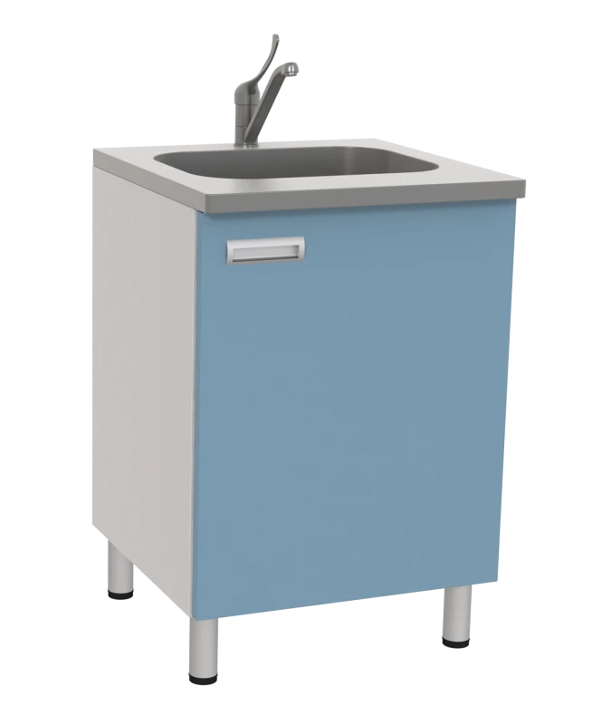 Laboratory Work Table with Sink and Door SL-02-MSK (SL-02-208)
