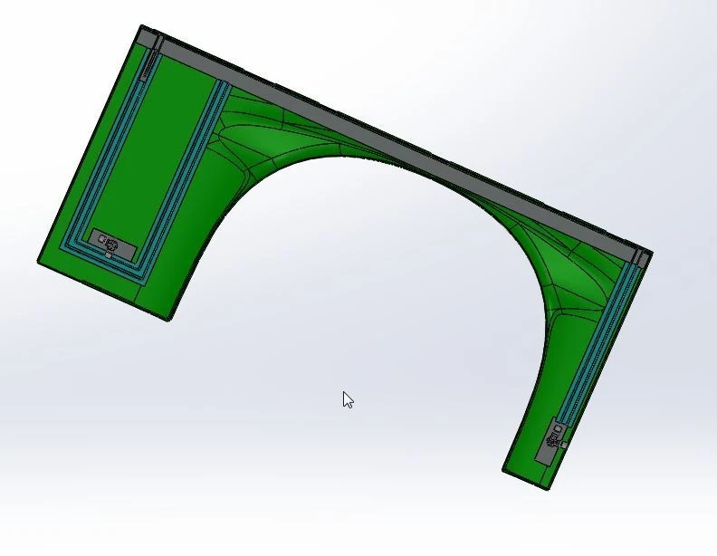 Complete Left Front Wheel Arch Panel 5299-372-5400529-05