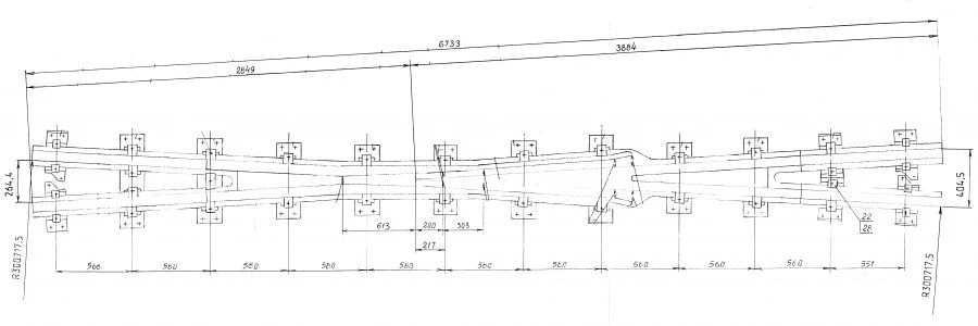 UIC60 Type Crosspiece 1/9 (Project 2814.16.000/-01)
