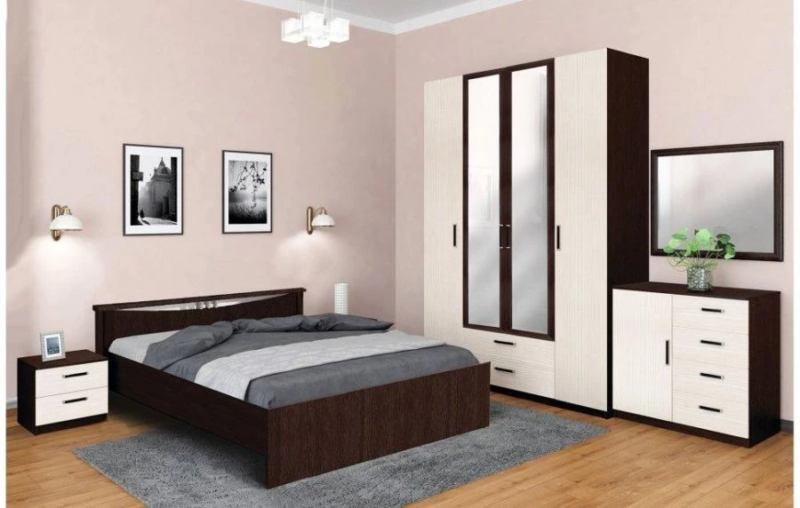 Wooden Bedroom Furniture Set