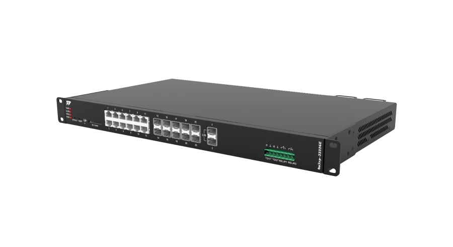 Industrial Managed L2 Switch for Data Transmission - InZer-2222GE-DC220