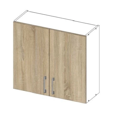 Kitchen Set with 16mm MDF Facade and 2mm PVC Edge