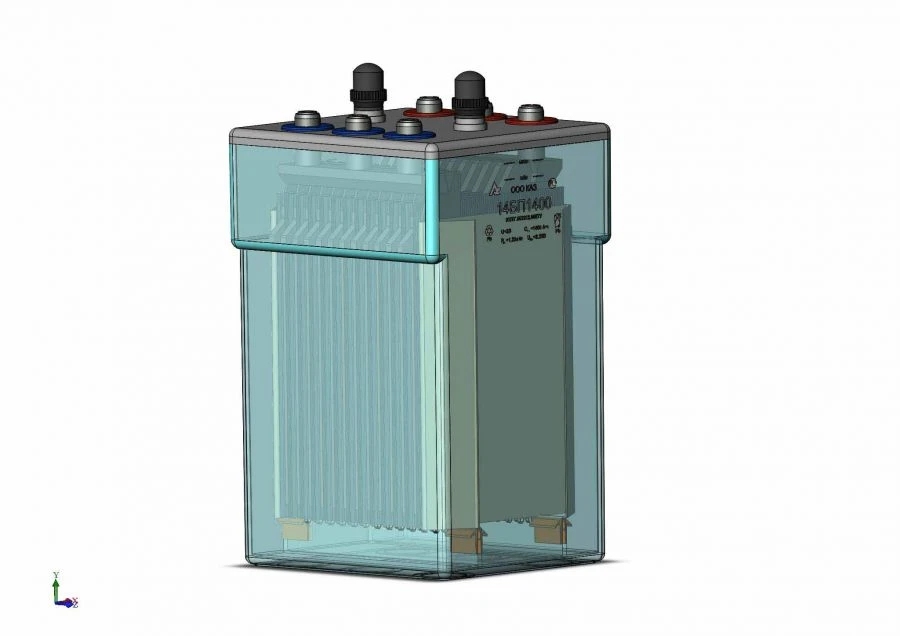 Stationary Lead-Acid Battery 14BП1400 (14GroE1400)