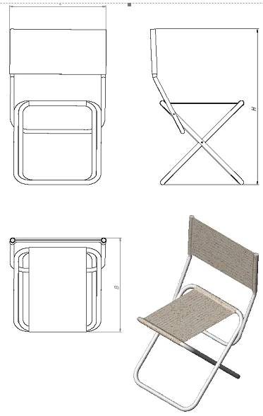 Folding Chair (STU.SK Series)