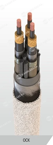 High Voltage Power Cable with Copper Conductors and Paper Insulation, 20/35 kV