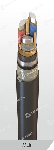 Power Cable with Aluminum Conductors, Paper Insulation, 1 kV