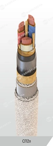 Power Cable with Copper Conductors and Paper Insulation for 6/10 kV Applications