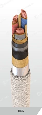Power Cable with Copper Conductors and Paper Insulation, 6-10 kV, CSB Model