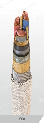 Power Cable with Copper Conductors for 6/10 kV Applications