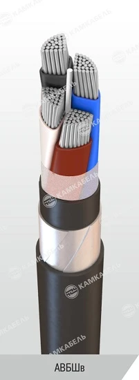 Power Cable with Aluminum Conductors, PVC Insulation, 0.66/1 kV AВБШв