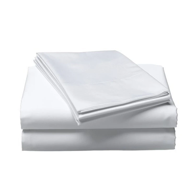 Rectangular White Cotton Bed Sheet 214x120cm