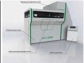Industrial Additive Installation for Large 3D Printing AT1000