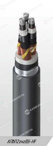 Power Cable with Aluminum Conductors and Cross-Linked Polyethylene Insulation, AПвП2гнг(В)