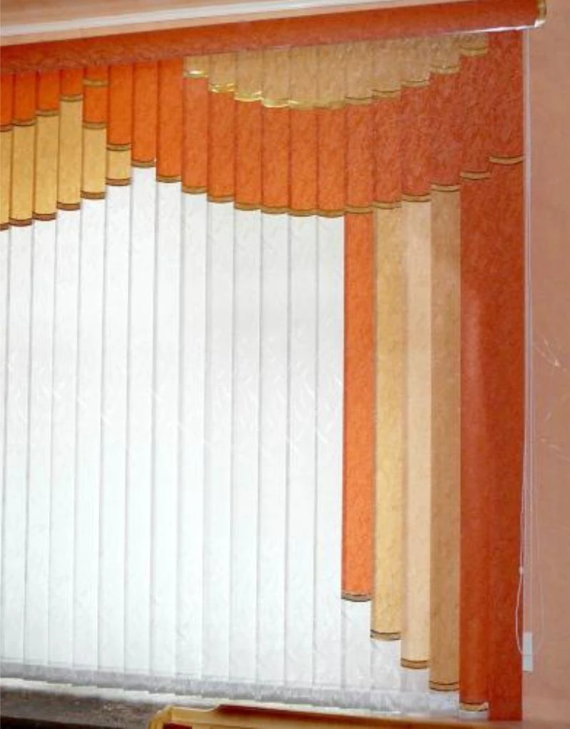 Vertical Fabric Window Blinds with Chain Control