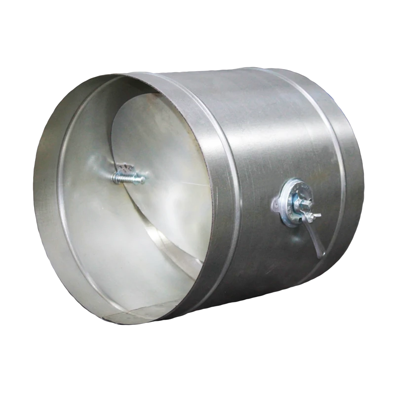 Round Air Control Damper for Ventilation Systems