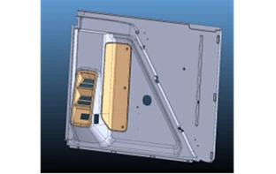 Ceiling Console Assembly for Vehicle Upholstery 5299230-5206030-50