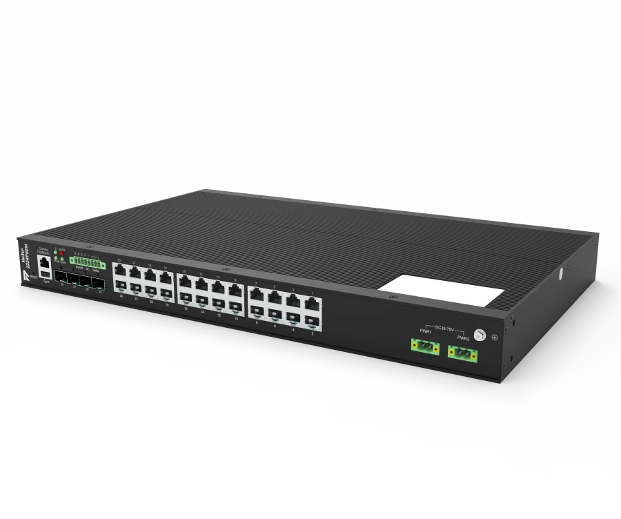 Industrial Managed L2 Switch for Data Transmission - InZer-2224PGEM