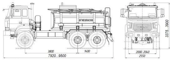 ATZ 4680L5-10 油品运输加油车