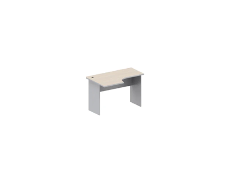 Ergonomic Desk Easy Standard (Pine/Grey, 1400x900/600x740 mm)
