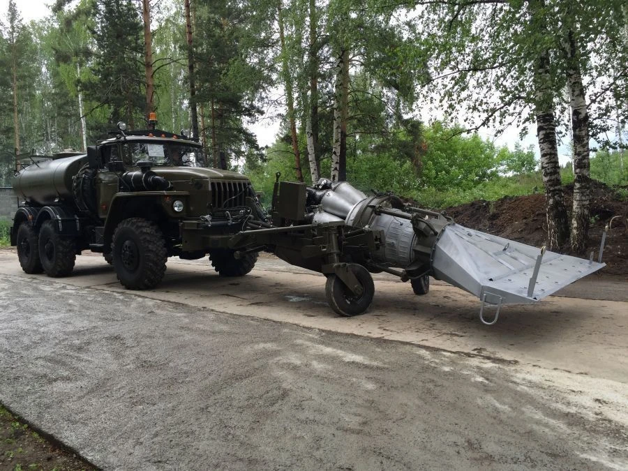 Ice Melting Machine 7963TA based on Ural 4320-60, 4320-70 chassis