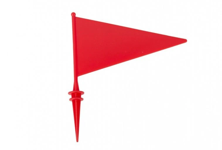 Temporary Marking Flag for Games and Training