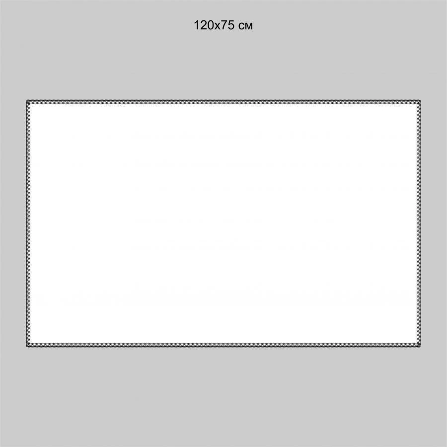 Embroidered Rectangular Towel 75x120 cm PЛЦ1