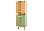 6-Compartment Double-Decker Children's Wardrobe Model Shf4s, Shf6s