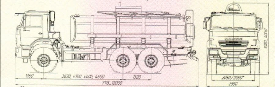 Technical and Food Liquid Transport Tanker UST 5453K2