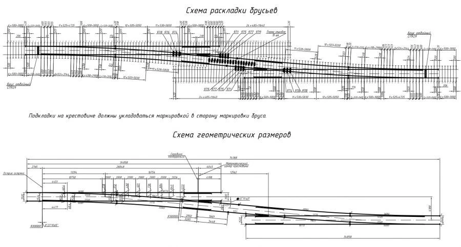 Single Crossover Type R65 Mark 1/11 for Railway Tracks