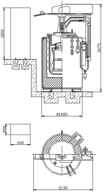 Resistance Electric Furnace for Thermal Treatment SShCM Model