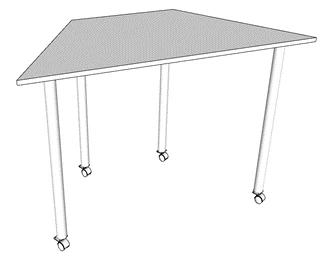 Adjustable and Non-Adjustable Tables (Trapezoidal, Rectangular, Semi-Circular, Square, Drop)