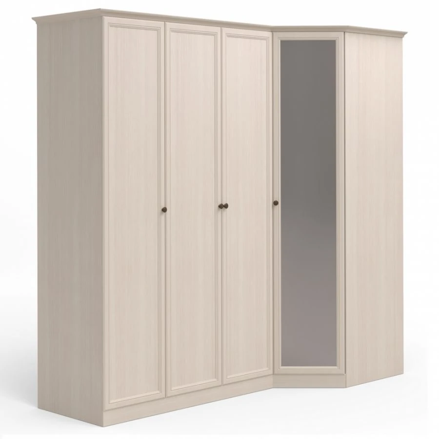 Camilla Corner Wardrobe FU5-01.T8L with Mirror (3 Doors + Corner)