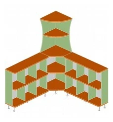 Goodwin Shelving Unit Art. S.07.13