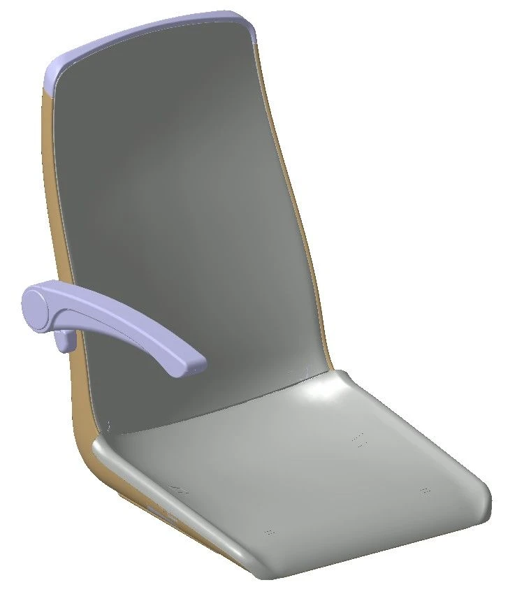 Passenger Seat without Armrest, Right Armrest Model L01R35.6820040