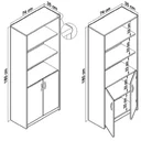 Educational Materials Cabinet (Model: ШК 1)