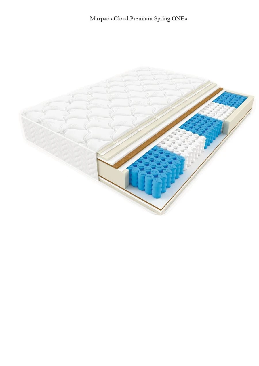 Premium Spring Cloud Orthopedic Mattress "Premium Spring One