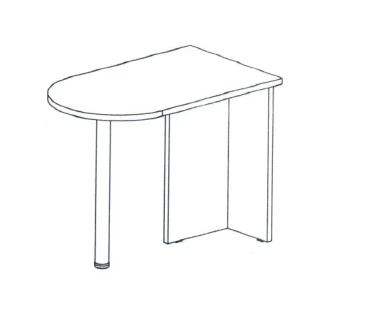 Multipurpose Table Extension for Work and Meetings - Alliance-S