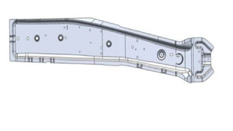 Left Rear Support Bracket for Vehicles A9606415610