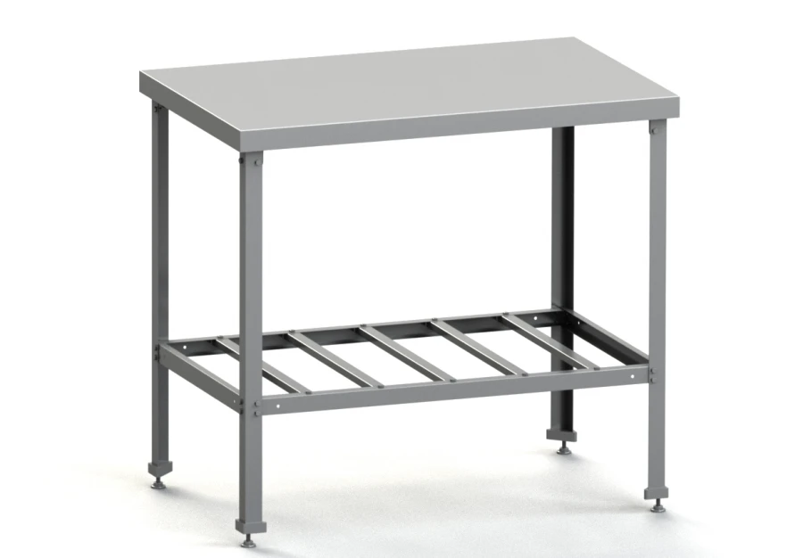 Stainless Steel Cutting Table with Shelf Model SRT-O