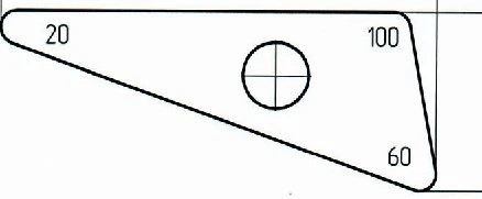 Triangle Angle Gauge Template for Osteosynthesis, Art. 322.032