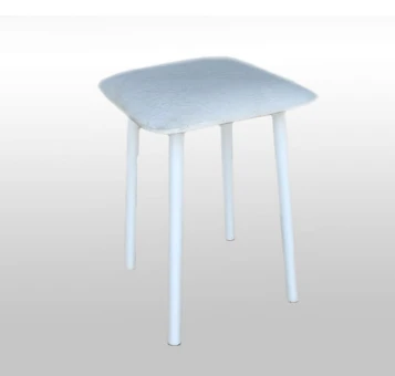 Metal Frame Stool with Customizable Upholstery
