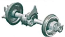 Non-driven Wheelset for Special Rolling Stock 1024D.05.04.000-01