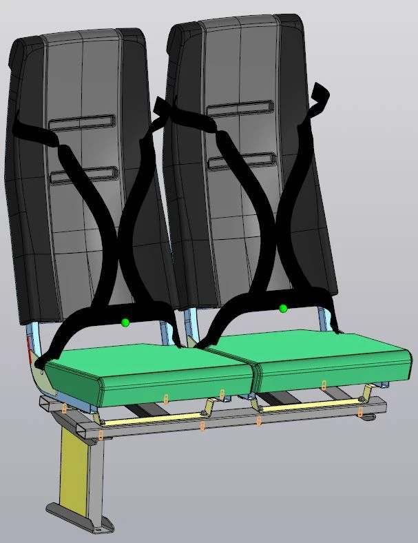 School Bus Passenger Seat DS15.6840.013-210