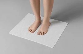 Three-Layer Spanlace Mat, White, 45x45 cm, 1 pc/pack, Art. 00-386