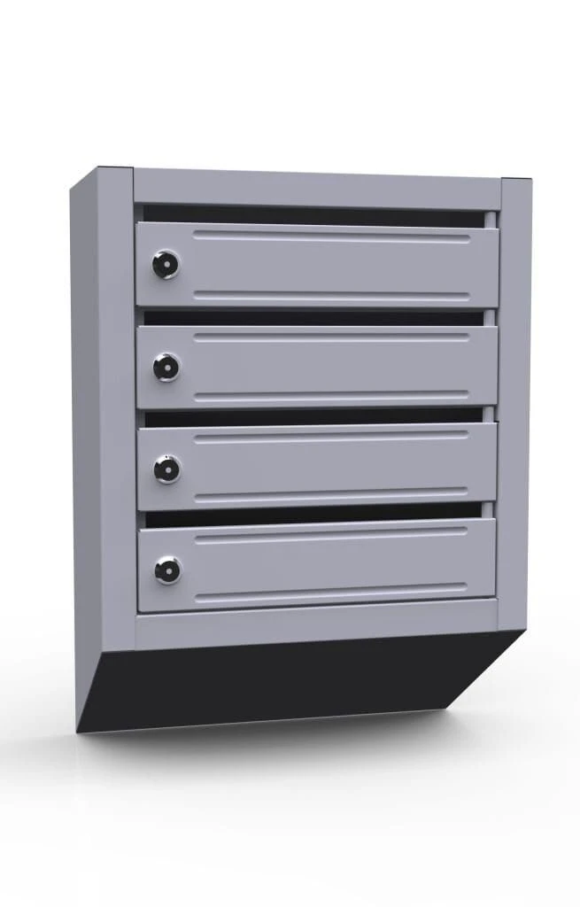 Metal Mailbox YAP-04 BS for Apartment Buildings