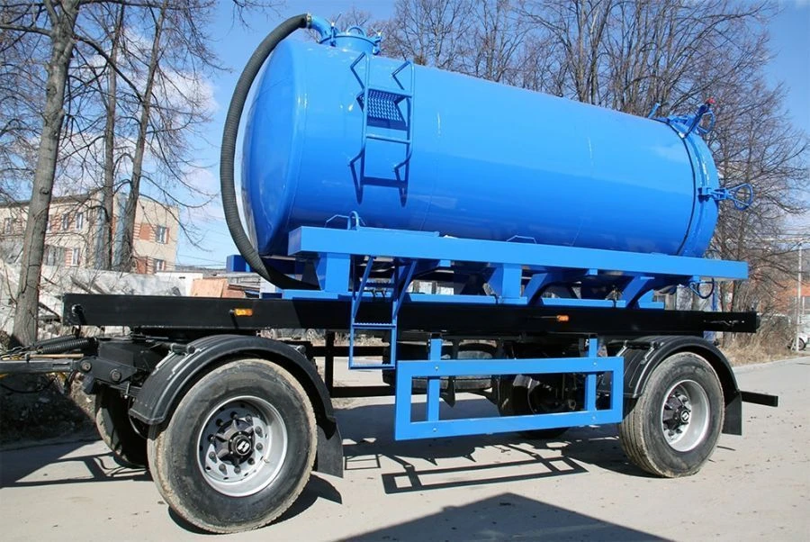 Vacuum Tank Trailer Type 9036A4 for Waste Transport