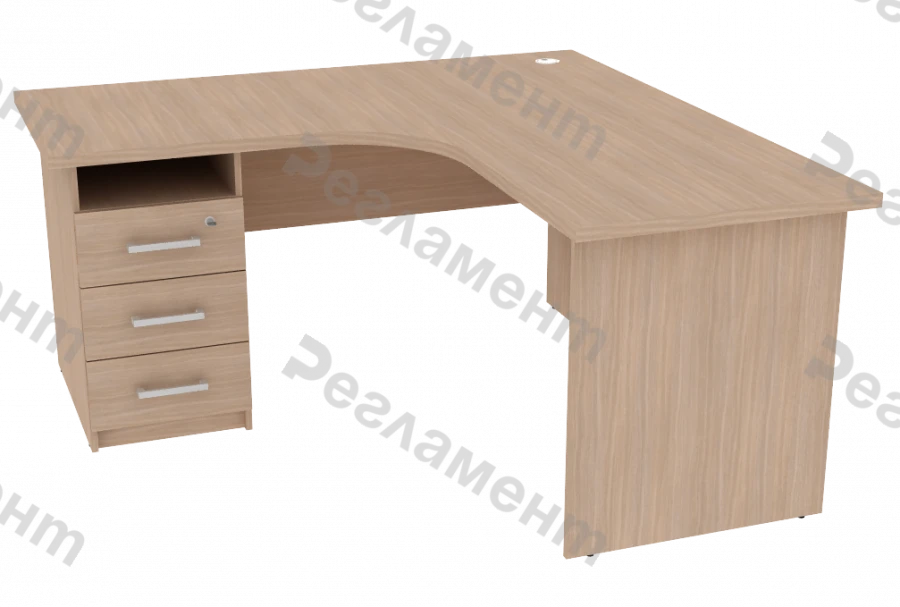 Corner Table B1 900-2500x900-2500x650-950mm (WxDxH)