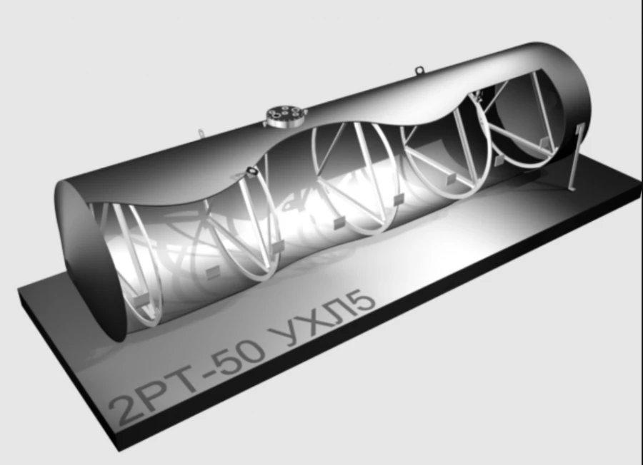 Horizontal Double-Wall Steel Tank Type 2RT – 50 m³